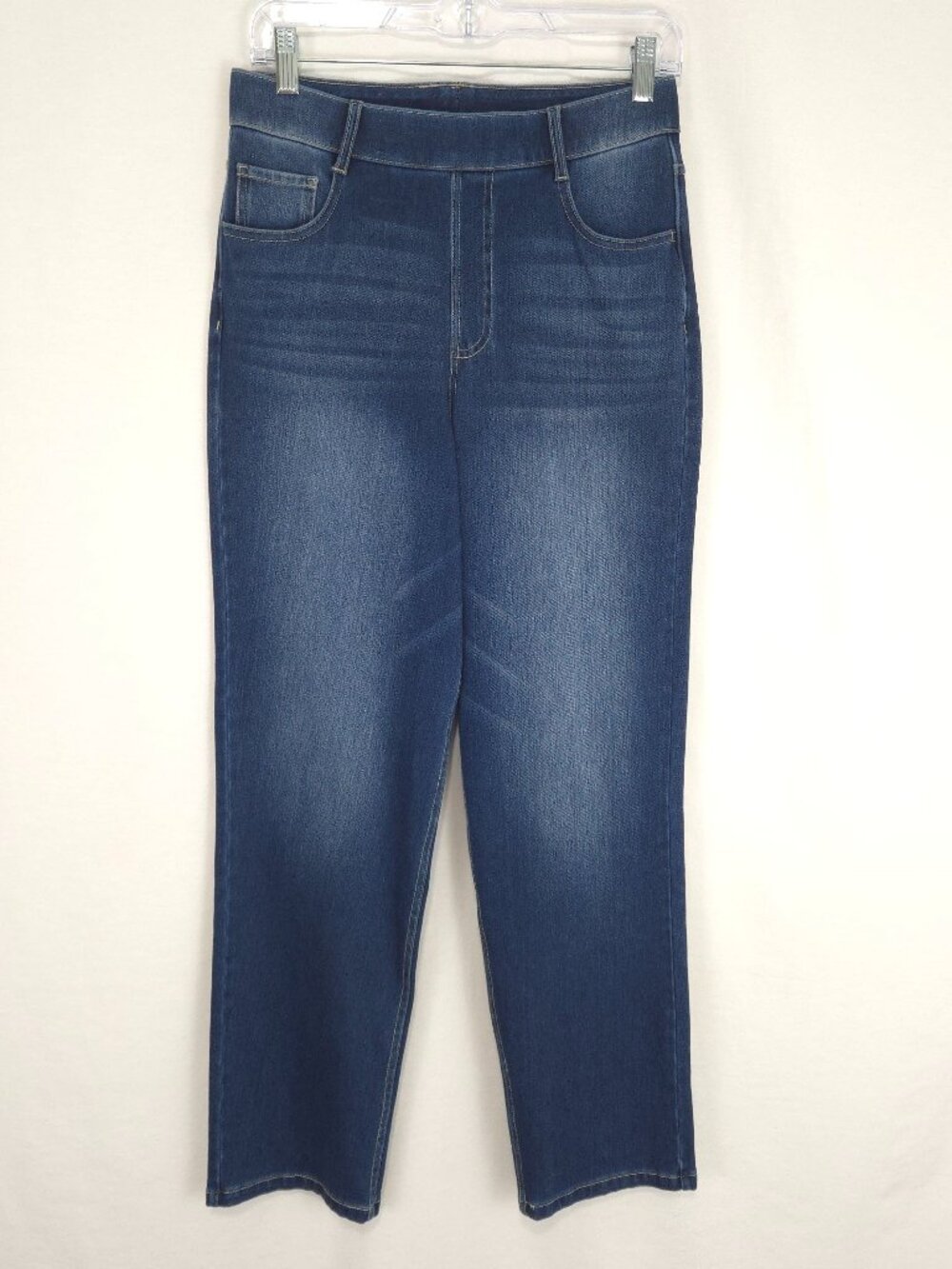 Halara Flex High Waisted Pockets Straight Leg Washed Casual Jeans